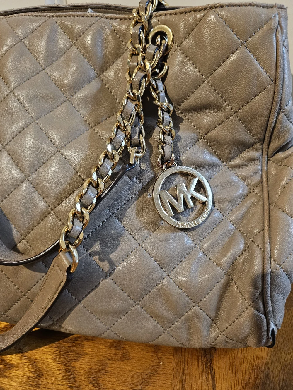 Michael Kors quilted leather